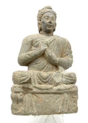 Rare Gandhara statue of Buddha (1 of 5)