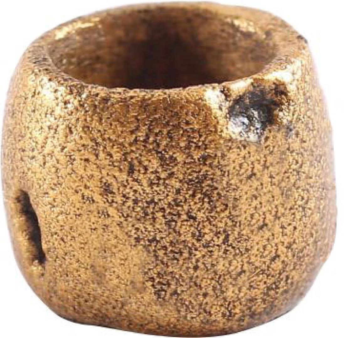 VIKING GILT BRONZE BEAD 866-1067 AD (1 of 4)