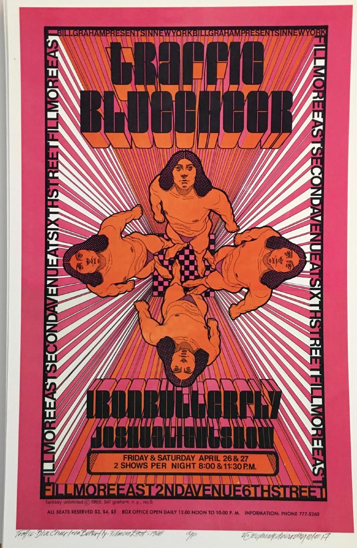 DAVID BYRD - Traffic/Blue Cheer - Signed Artists Proof: Archival MATTE Paper giclee print by David Edward Byrd - signed Artists Proof Dimensions approx. 22H x 17W Unframed. Style/Period: Art: Contemporary Born near Chattanooga, Tennessee, David Edward Byrd