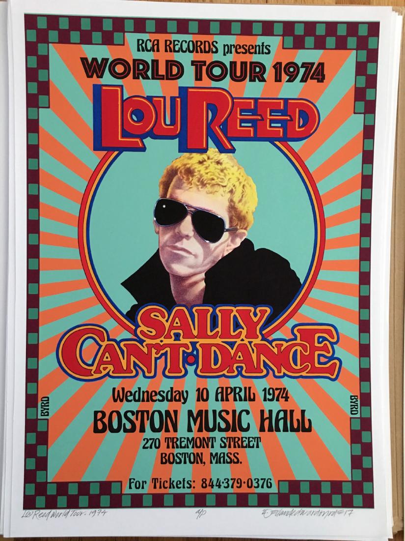 DAVID BYRD - Lou Reed - Sally Can’t Dance - Signed (1 of 1)