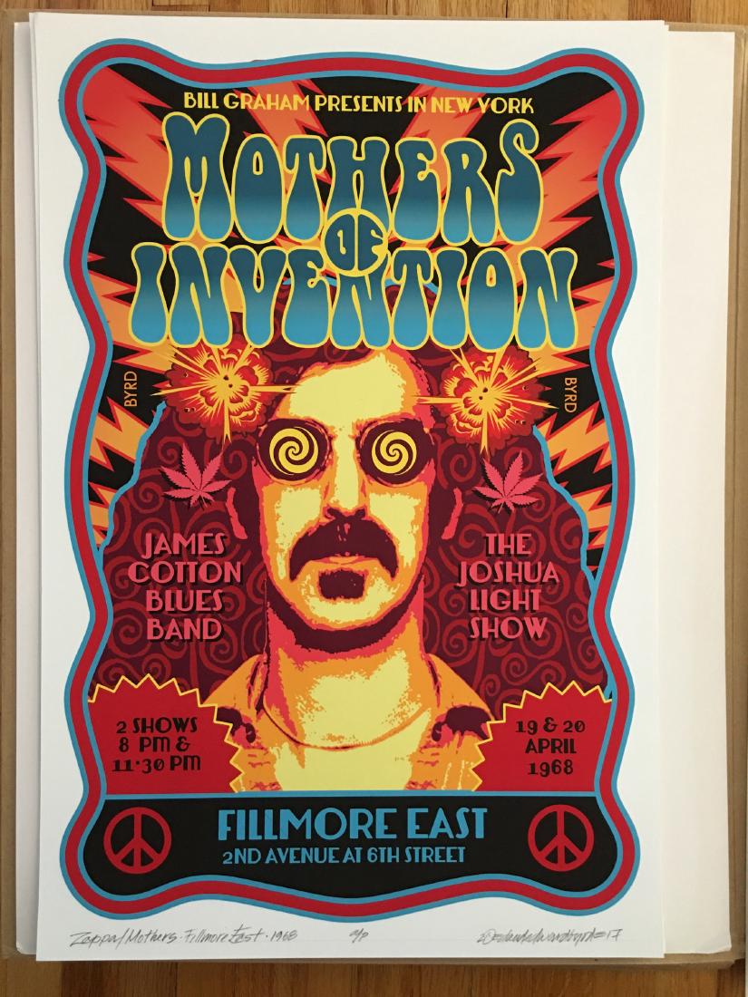 DAVID BYRD - Frank Zappa and the Mothers - Signed (1 of 1)