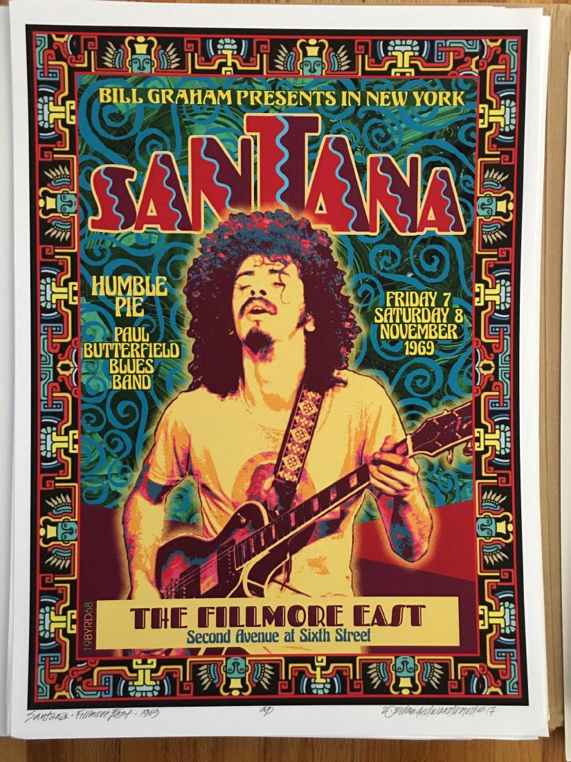 DAVID BYRD - Santana - Signed Artists Proof (1 of 1)