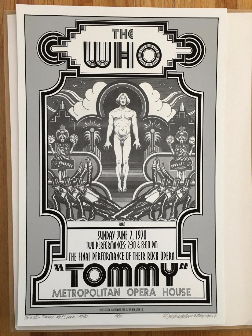 DAVID BYRD - Tommy - The Who - Signed Artists Proof: Archival MATTE Paper giclee print by David Edward Byrd - signed Artists Proof Dimensions approx. 22H x 17W Unframed. Style/Period: Art: Contemporary Born near Chattanooga, Tennessee, David Edward Byrd