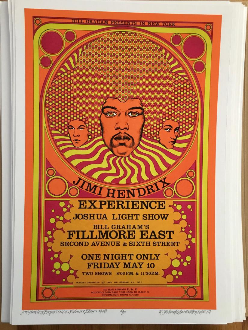 DAVID BYRD - Jimi Hendrix - Signed Artists Proof (1 of 1)