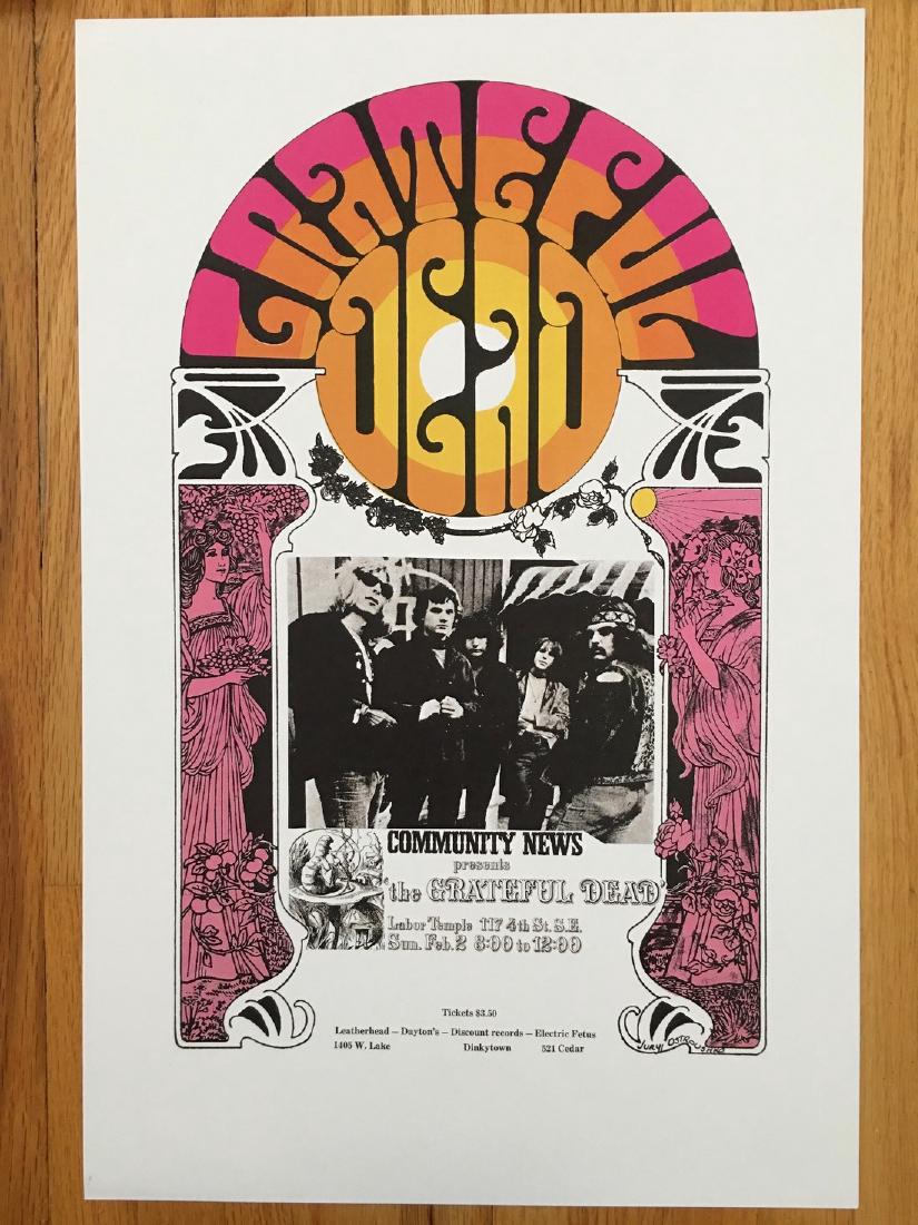 GRATEFUL DEAD LABOR TEMPLE POSTER - 2nd (1 of 1)