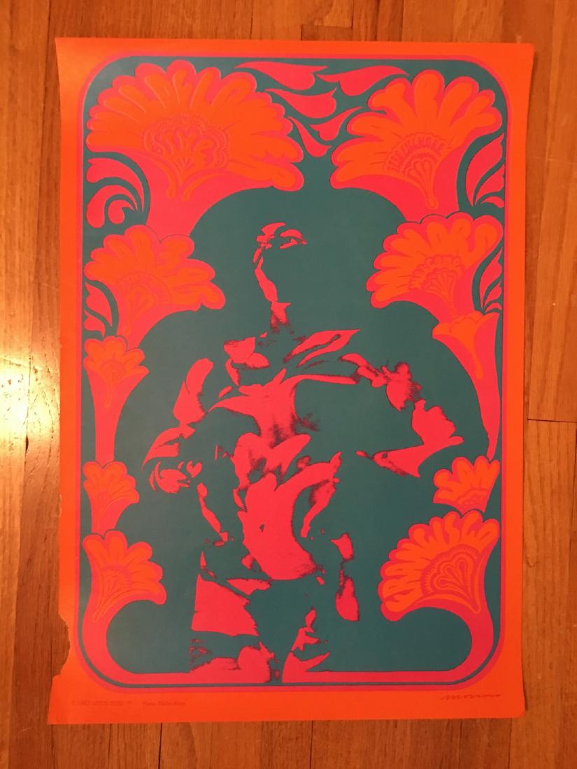 NEON ROSE #9. BY Victor Moscoso (1 of 1)