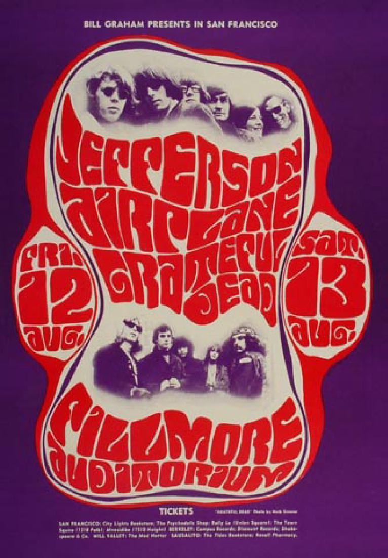Jefferson Airplane Postcard - BG23 (1 of 1)