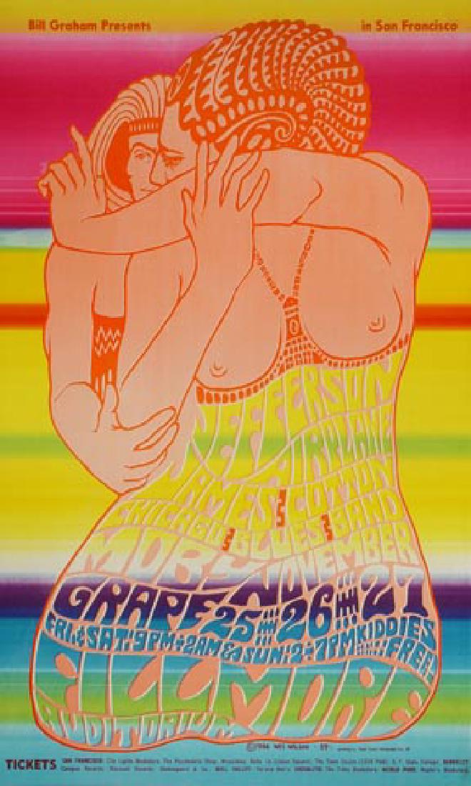 Jefferson Airplane Postcard - BG39 - 2nd (1 of 1)