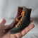 Antique Folk Art Shoes, Wood Round Top Gettsyburg - 2
