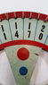 Painted game wheel ca 1940's. - 2
