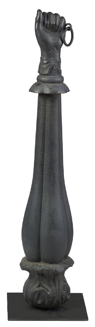 Fancy Fist Hitching Post With Bow & Ribbon (1 of 7)