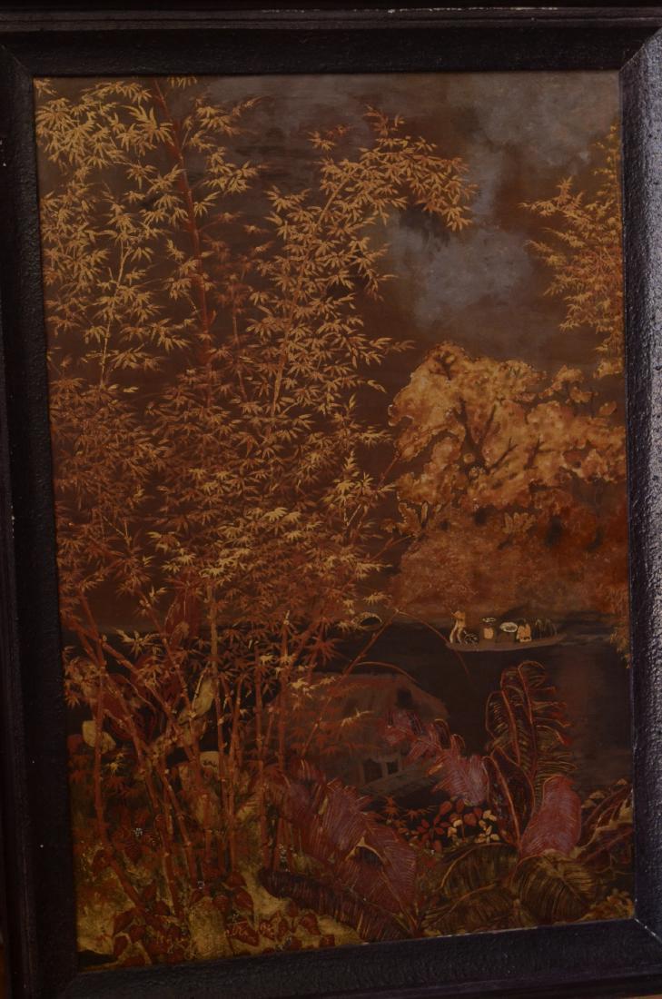 Nguyen Gia tri Vietnamese Mid Century Lacquer Painting (1 of 6)