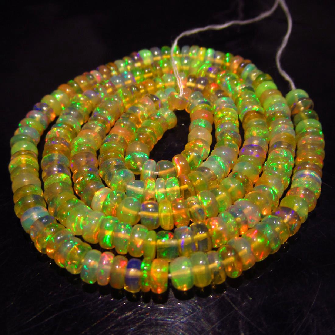 39.07 Ctw Natural Loose Honey Opal Beads Necklace Set (1 of 5)