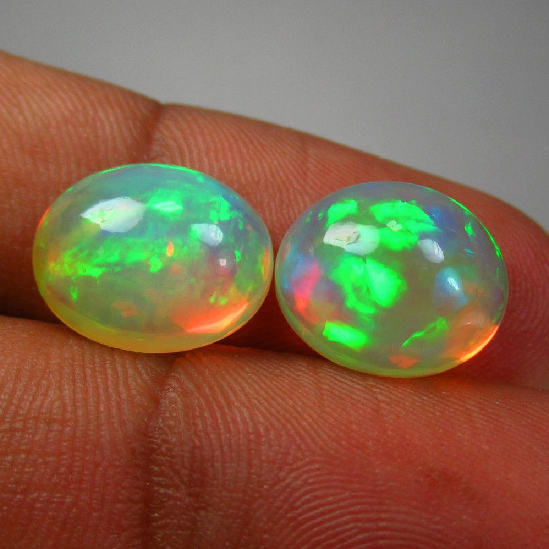 7.82 Ctw Natural Loose Opal Matching Pair (1 of 3)