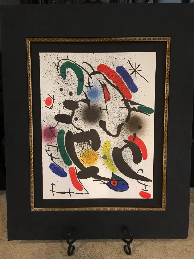 Joan Miro Lithograph in colors (1 of 4)