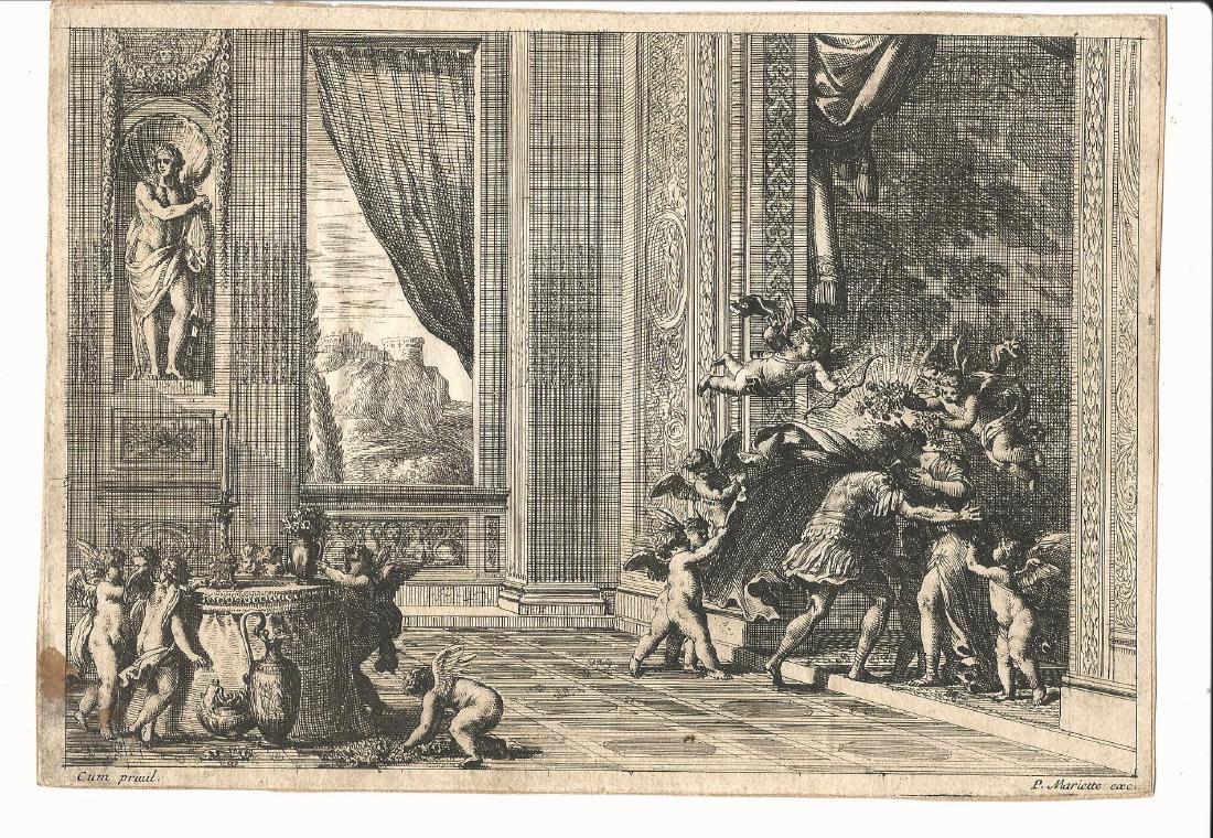17th Century old master engraving by Pierre Marriete (1 of 1)