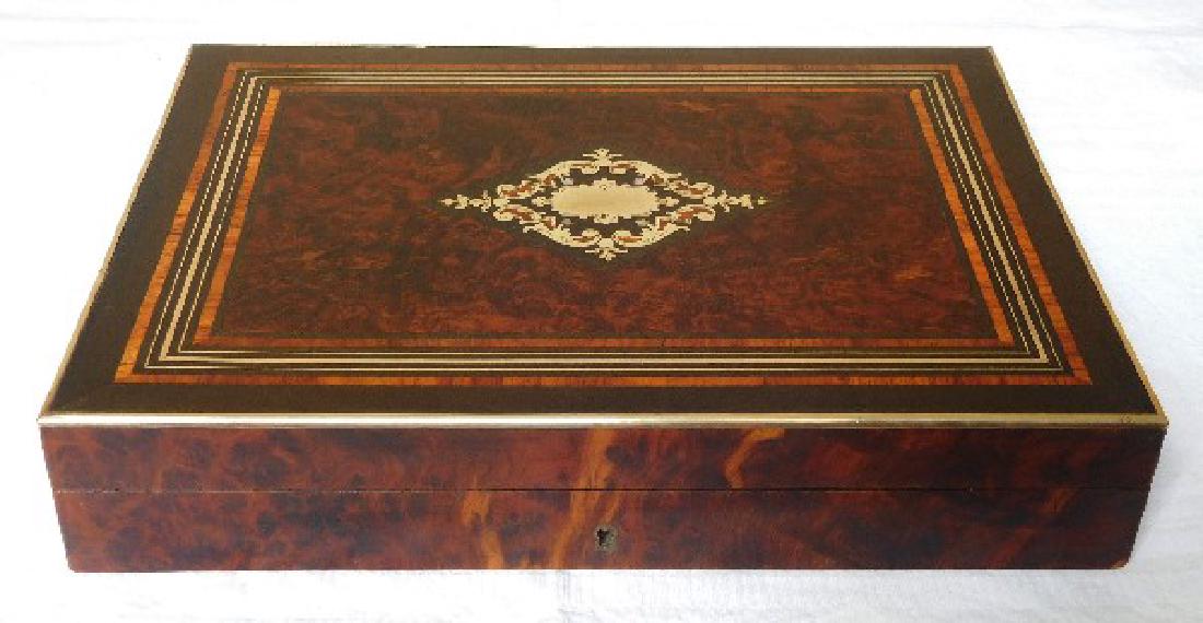French gambling marquetry box, Napoleon III period (1 of 7)