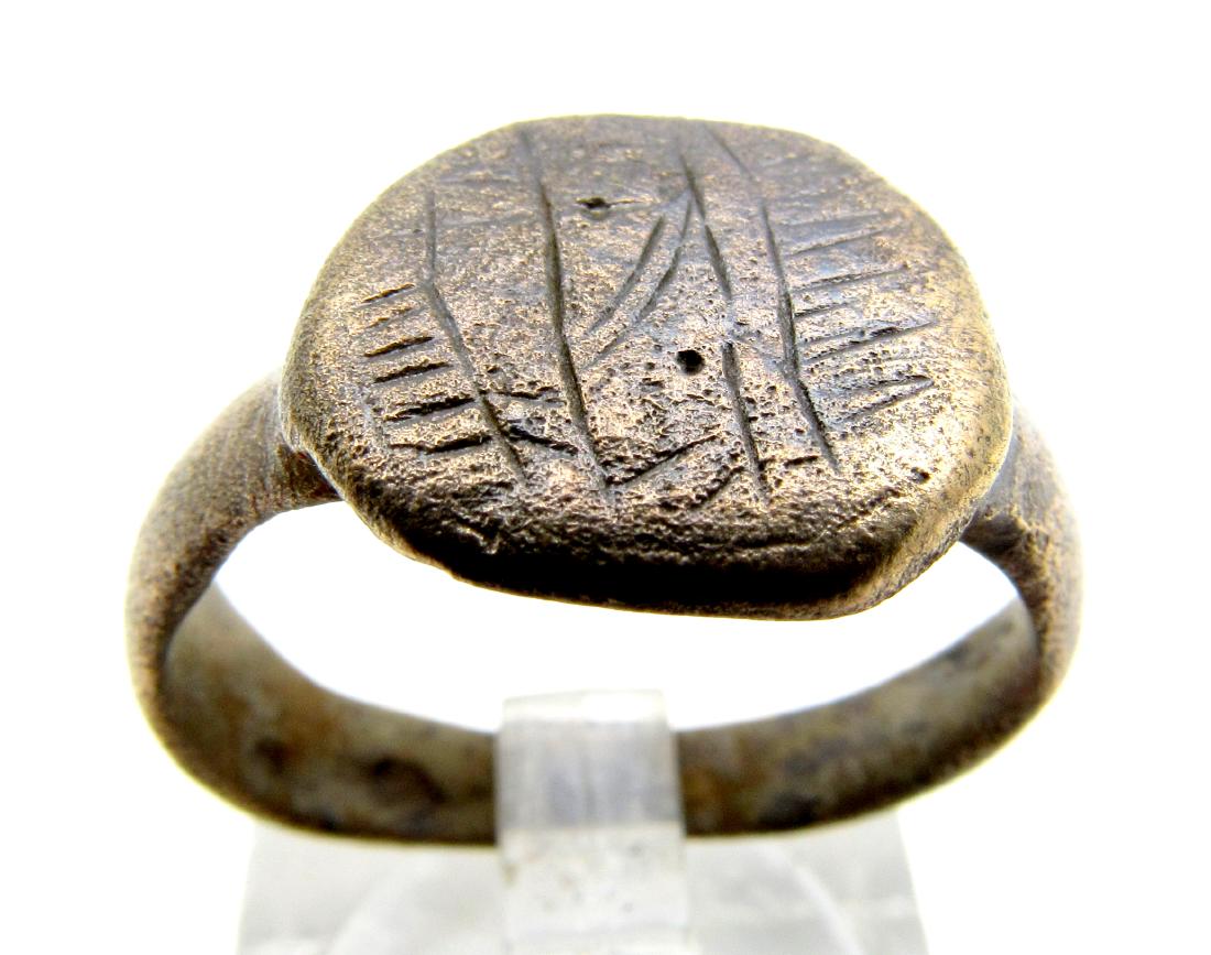 Viking Warrior's Ring with Runix Script (1 of 3)