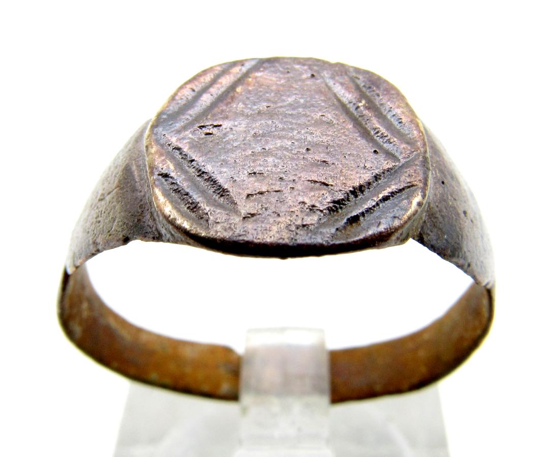 Roman Legionary Ring wtth Decorated Bezel (1 of 3)