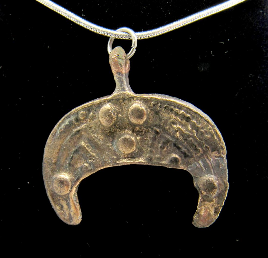 Viking Decorated Lunar Pendant (1 of 4)