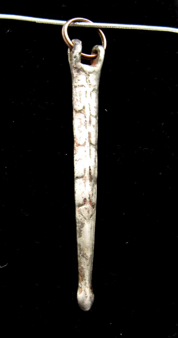 Roman Silver Spoon Pendant (1 of 2)