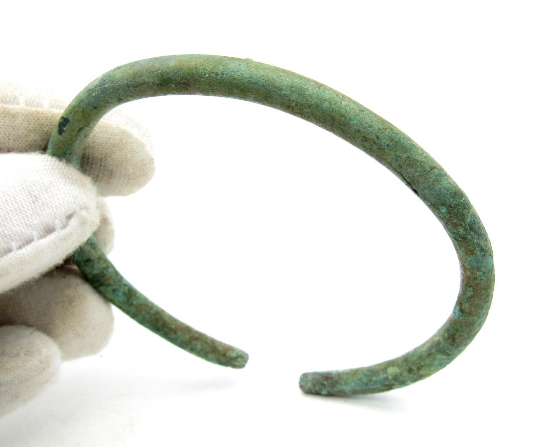 Viking Bronze Decorated Bracelet (1 of 3)