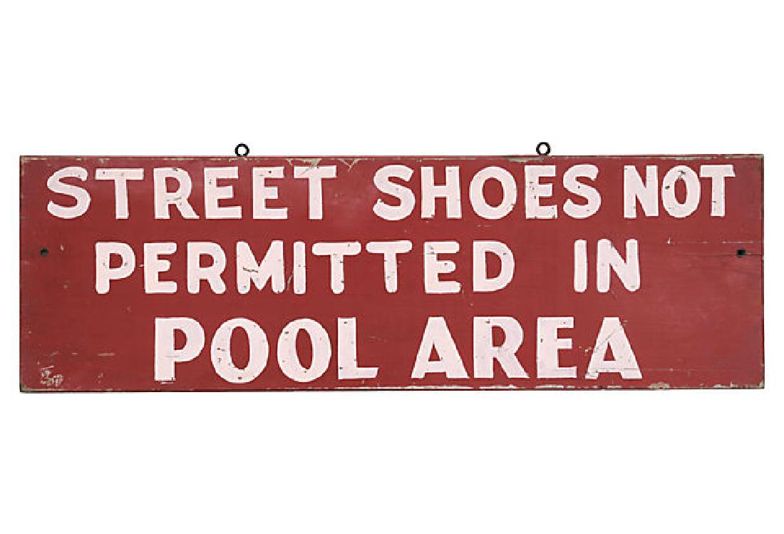 Pool Area Sign (1 of 2)