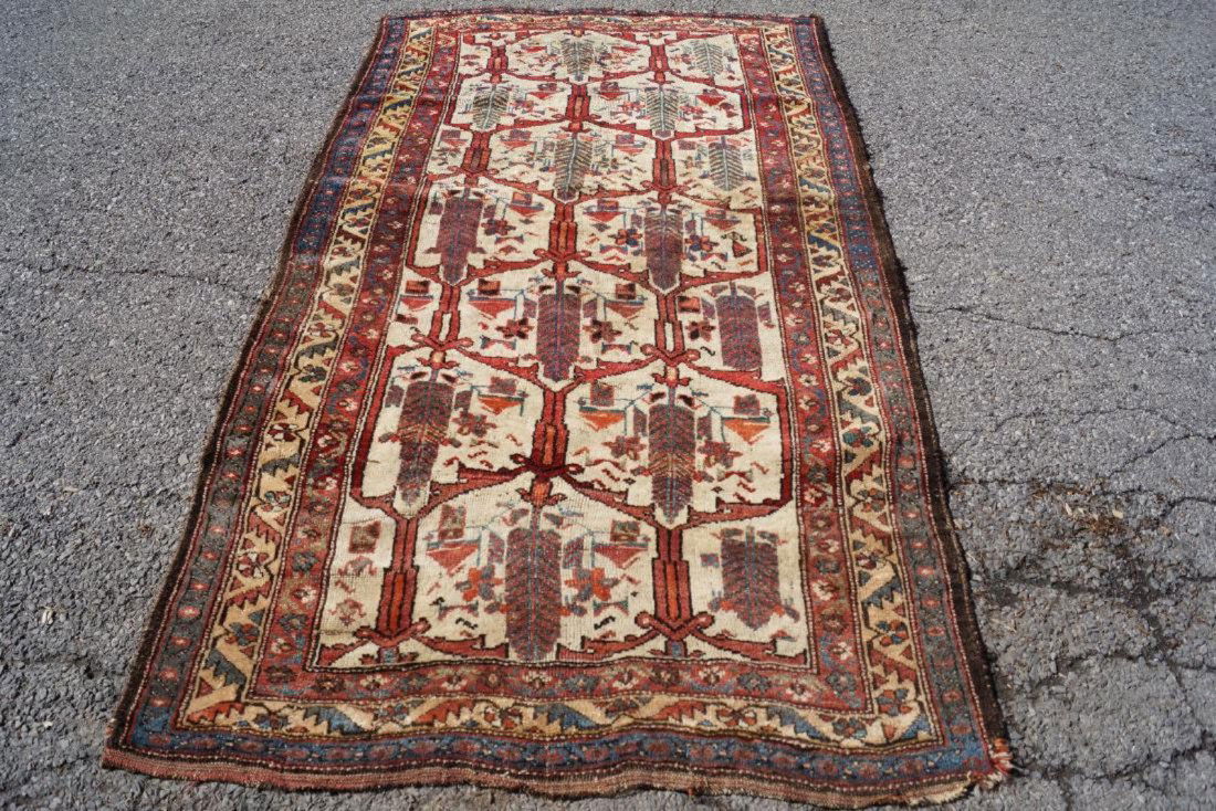 Antique Persian Luri Bakhtiar Rug 3.11x7 1890 (1 of 9)