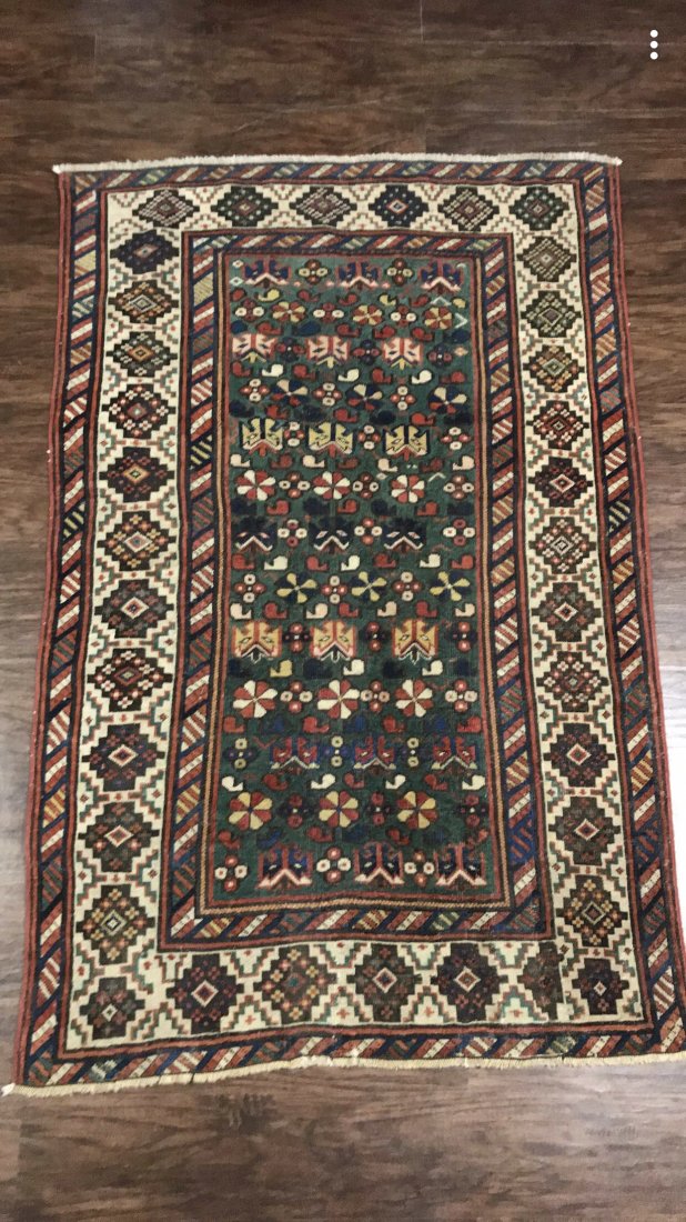 Antique Caucasian Shirvan Kuba Kazak Rug 3.2x5.1 1850 (1 of 10)