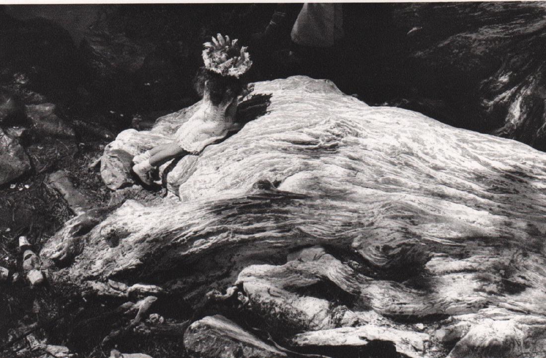 EDOUARD BOUBAT - Girl on a rock Mexico 1978: Artist: EDOUARD BOUBAT Print Title: Girl on a rock, Mexico 1978 Medium: Sheet-Fed Gravure Printing Date: 1979 Printed in: France Image Size: 6.5 x 4.5 inches Edouard Boubat (1923-1999) was a French ph
