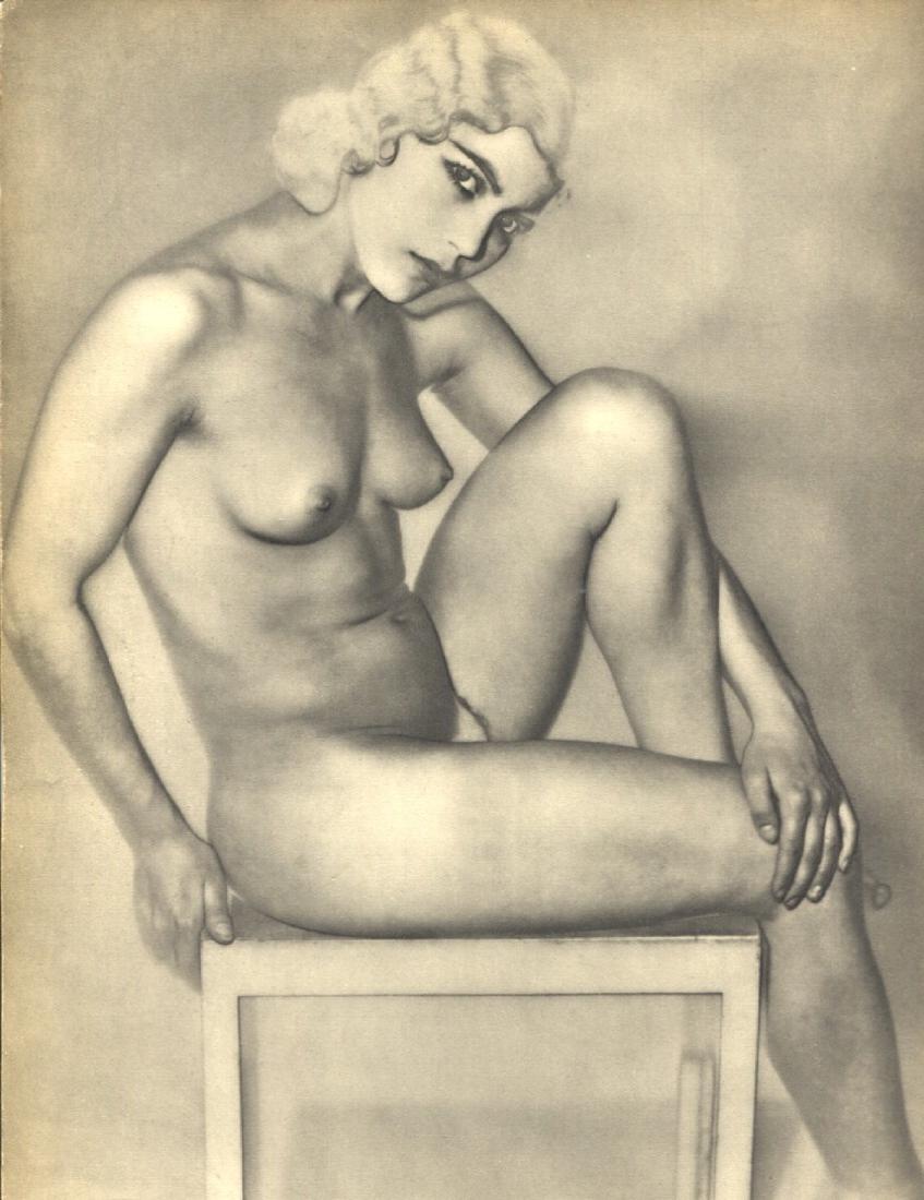 MAN RAY - Solarized Nude (Natacha), 1930: Artist: MAN RAY Print Title: Solarized Nude (Natacha), 1930 Medium: Sheet-fed Gravure Printing Date: 1934 Printed in France Image size approx. 8 x 10.5 inches Man Ray, original name Emmanuel Radnitzky
