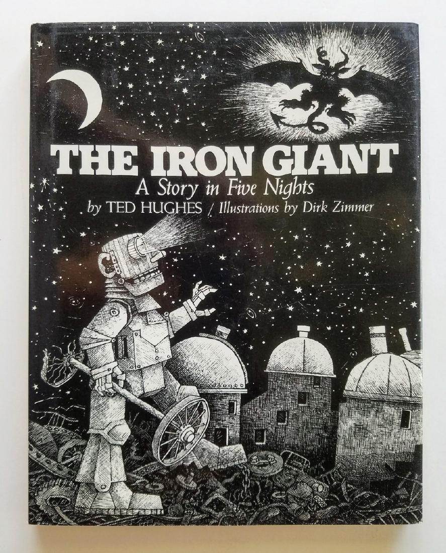 Rare Signed First Edition The Iron Giant Ted Hughes