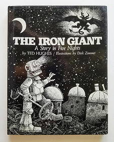 Rare Signed First Edition The Iron Giant Ted Hughes (1 of 4)