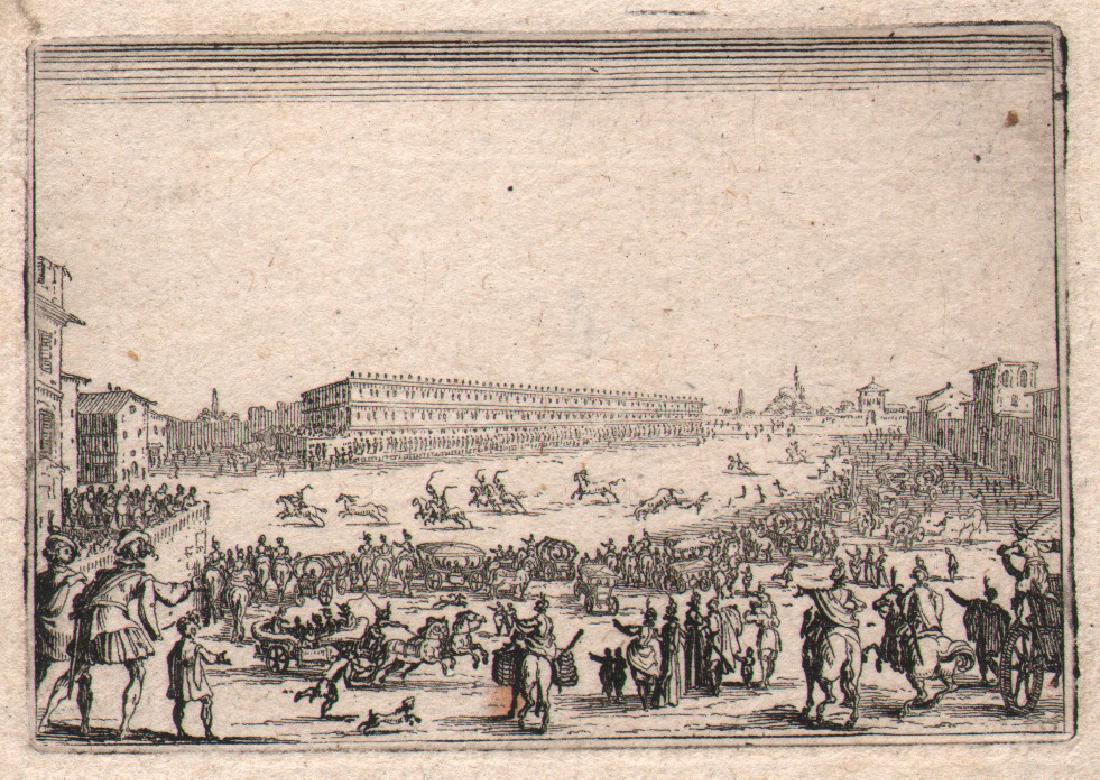 Jacques Callot ( 1592-1632 ) Florence Etching (1 of 4)