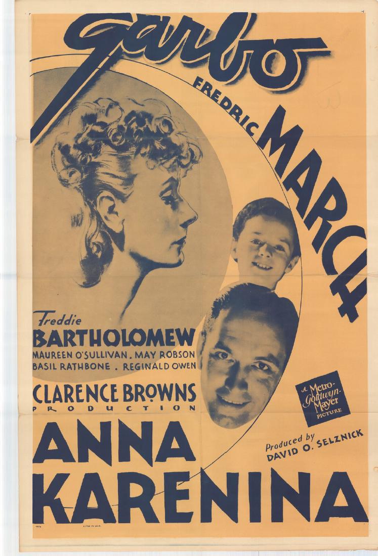 Anna Karenina R1950s US Poster Garbo (1 of 1)