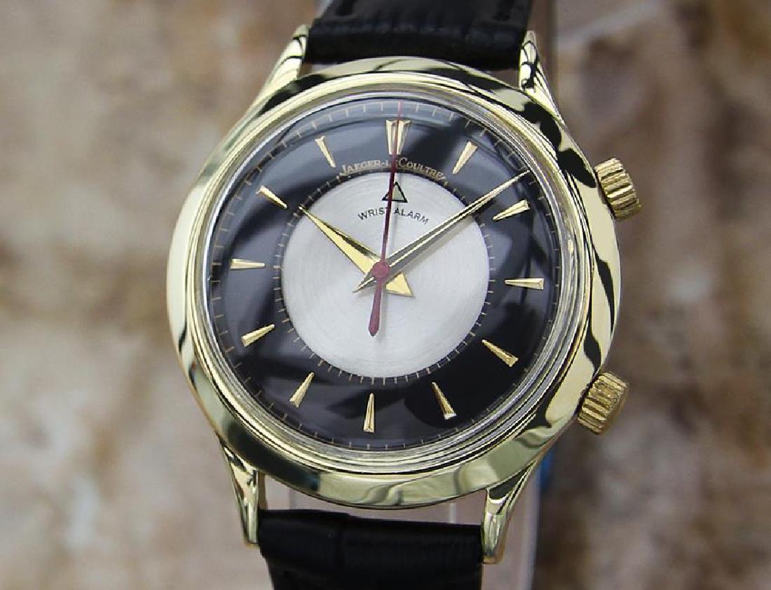 Jaeger LeCoultre 18k Solid Gold 1960 Manual Alarm Watch (1 of 8)