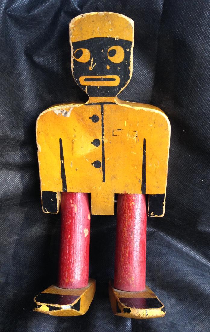 C 1920 Dancing Figure in Original Paint (1 of 5)