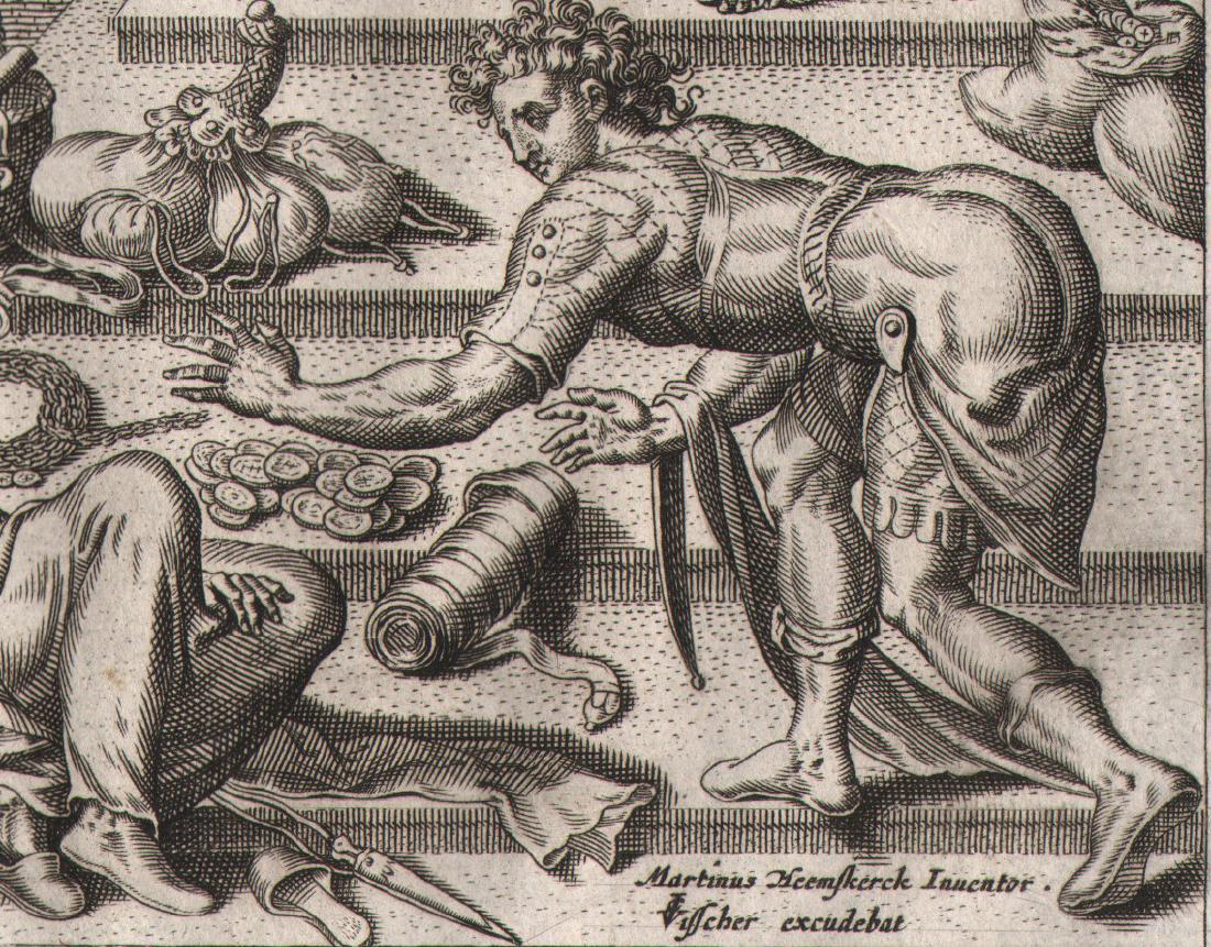 Philips Galle Engraving Saphires Death (1 of 2)