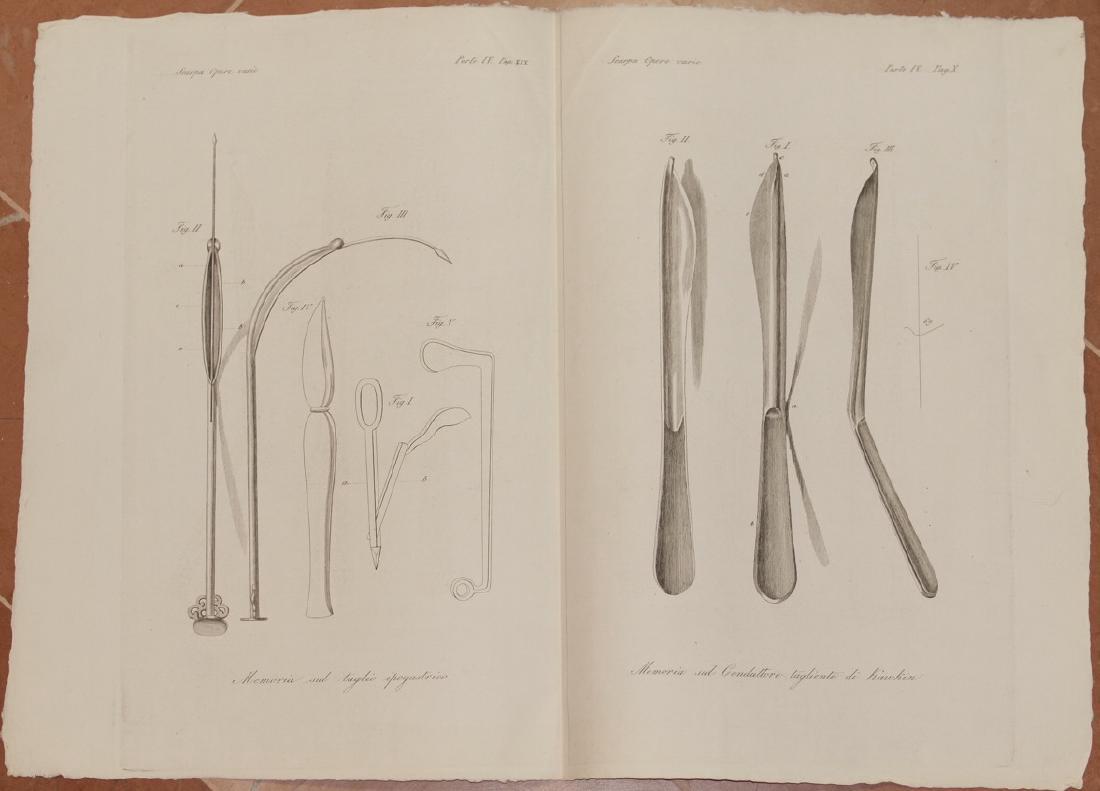Antonio Scarpa Medicine Lithograph Surgical Instruments (1 of 4)