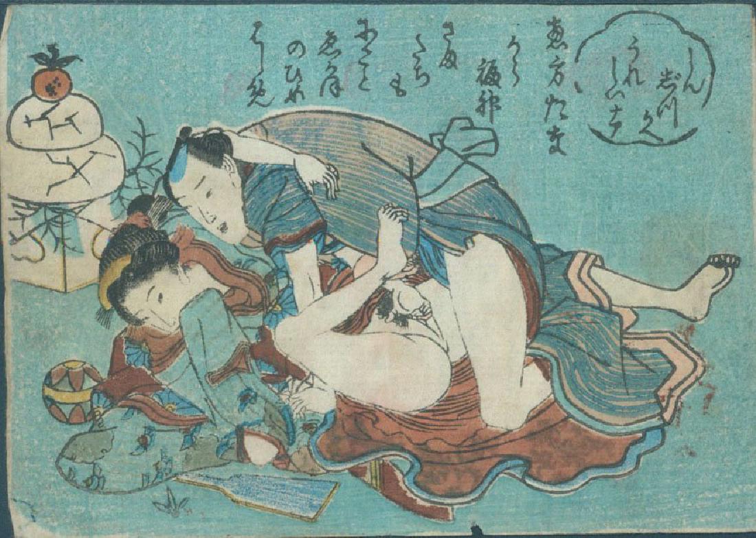 Unidentified Woodblock Shunga (1 of 1)