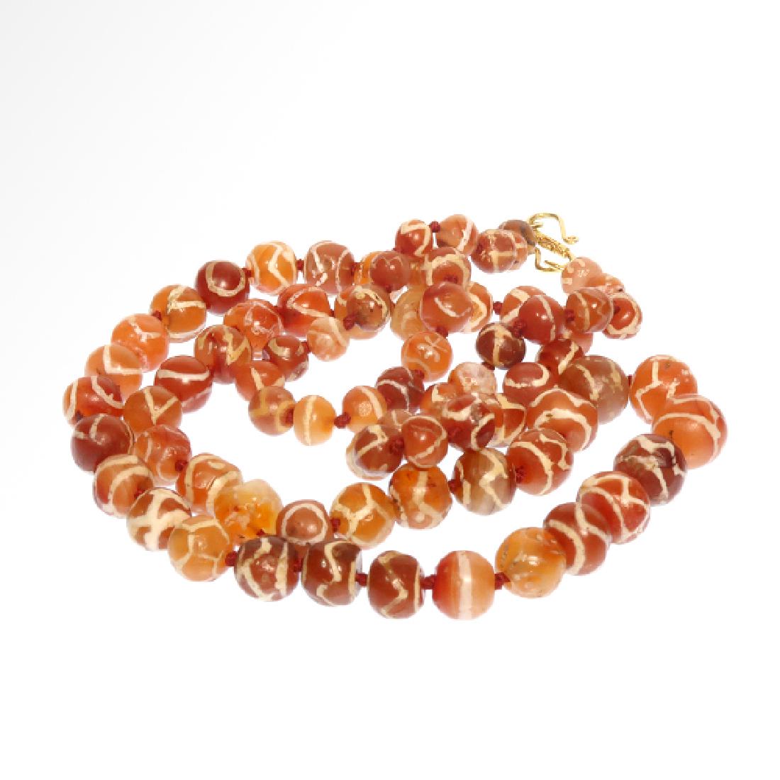 Near Eastern Necklace with Cornelian Etched Beads, 1st (1 of 7)