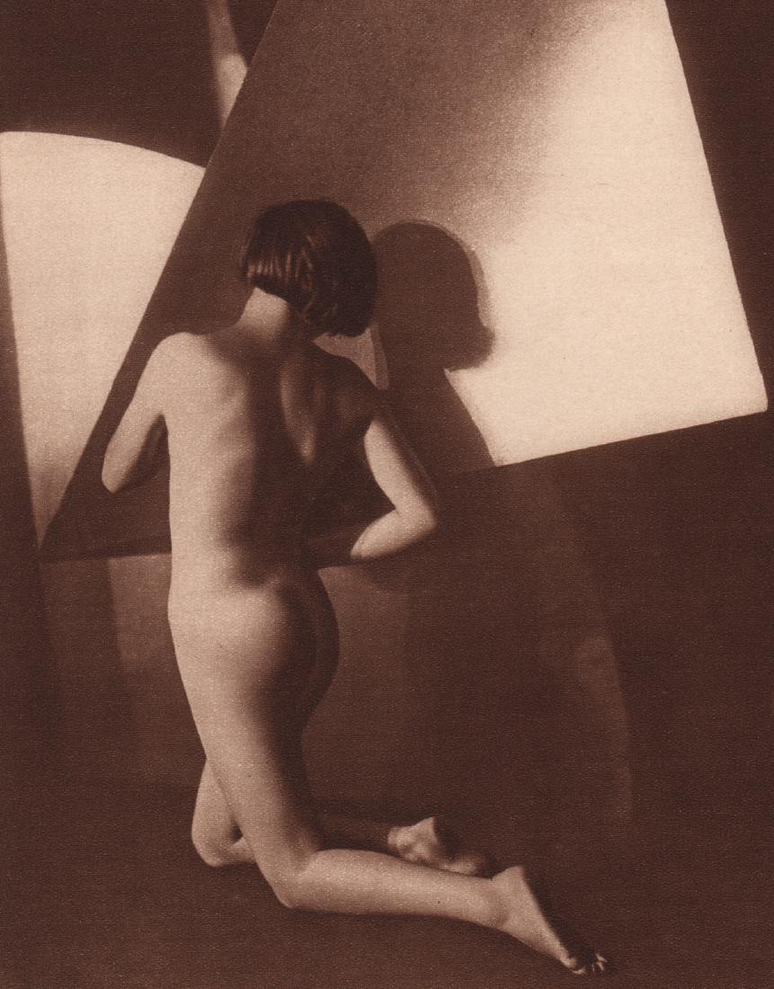DRTIKOL - Nude Czech Woman: Artist: DRTIKOL Print Title: Nude Czech Woman Medium: Sheet-fed Gravure Printing Date: 1925 Printed in Germany Image size approx. 6 x 8 inches Frantisek Drtikol(1883-1961) was a Czech photographer who