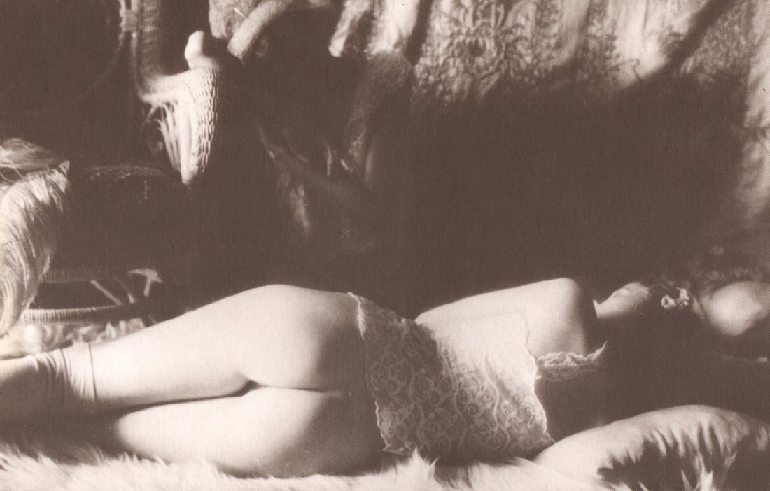 DAVID HAMILTON - Two Dreamers: Artist: DAVID HAMILTON Print Title: Two Dreamers Medium: Photolithograph From a Limited Edition Folio (1140/2500) Printing Date: 1974 Printed: West Germany Image Size: approx. 8.5 x 5.75 inches David