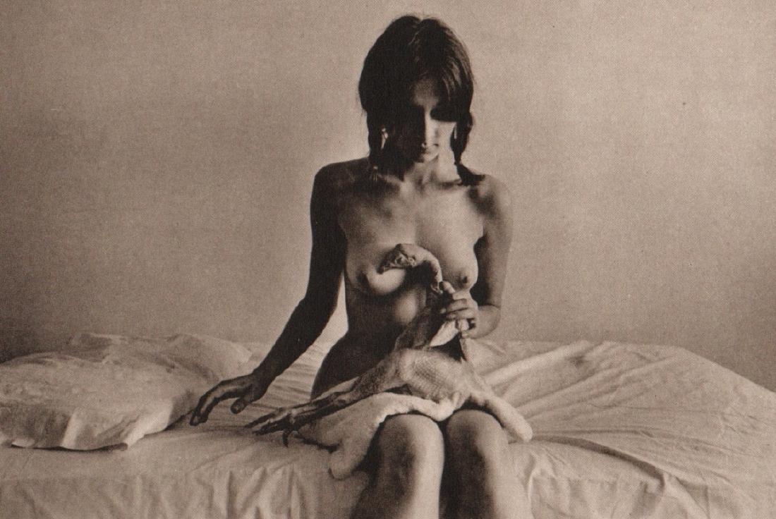 LESLIE KRIMS - Plucked Chicken: Artist: LESLIE KRIMS Print Title: Plucked Chicken Medium: Sheet-fed Gravure Printing Date: 1970 Printed in USA Image size approx. 7.5 x 5 inches Leslie Krims