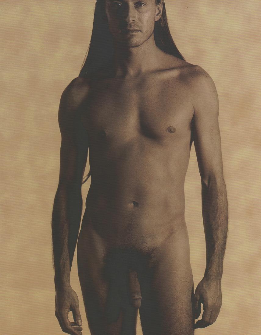 KARL LAGERFELD - Marc Newson (uncensored): Artist: KARL LAGERFELD Print Title: Marc Newson (uncensored) Medium: Satin Finish Umber Photo-Lithograph Printing Date: 1977 Printed in USA Image Size: 10.75 x 13.25 inches Karl Otto Lagerfeld(born 10