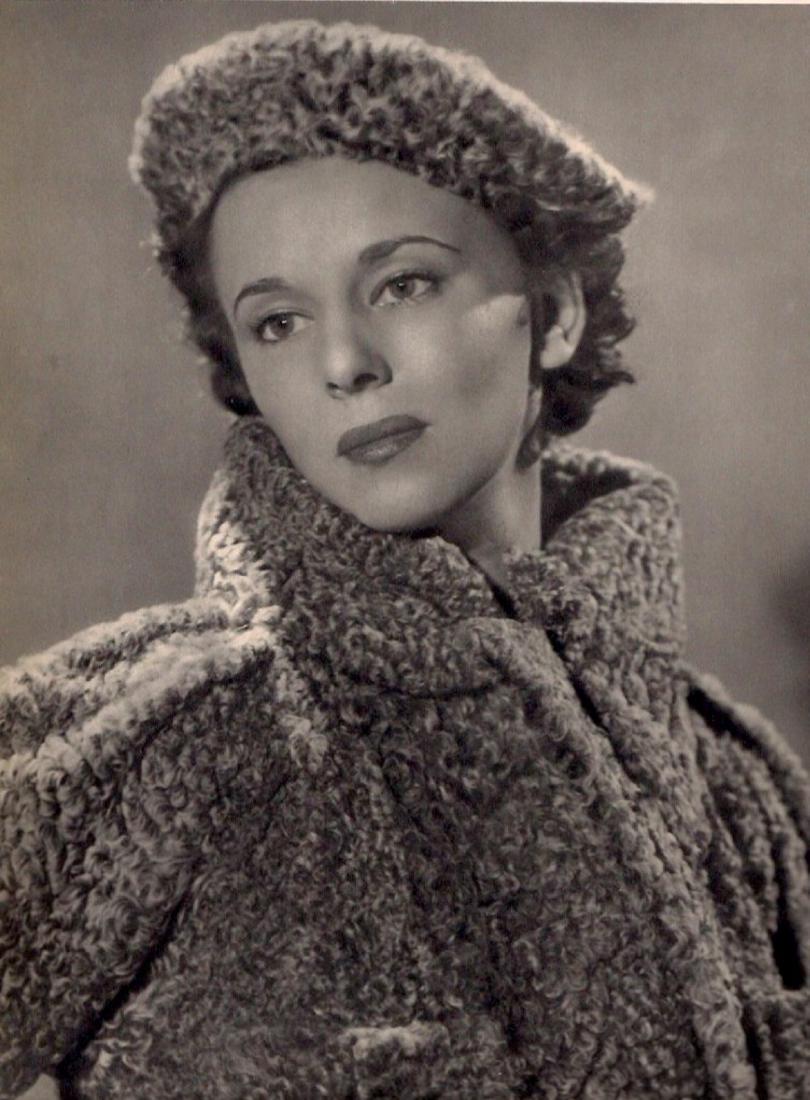 MAN RAY - Young Woman in Furs: Artist: MAN RAY Print Title: Young Woman in Furs Medium: Sheet-fed Gravure Printing Date: 1938 Printed: France Image size approx. 7.75 x 10.75 inches Man Ray, original name Emmanuel Radnitzky, was bor