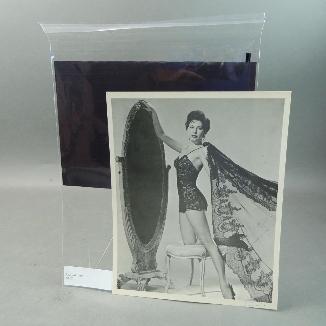 Ava Gardner Double Signed B&W Movie Still Photo (1 of 4)