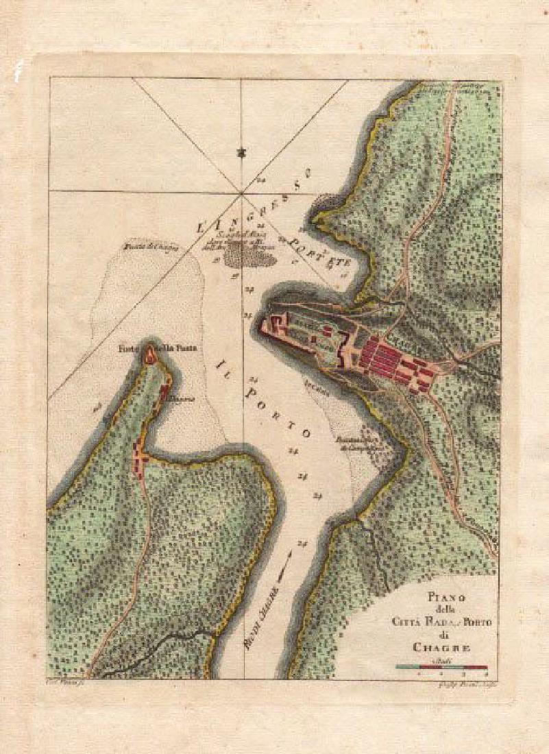 Vanni / Pazzi: Antique Map of Chagres, Panama, 1763 (1 of 1)