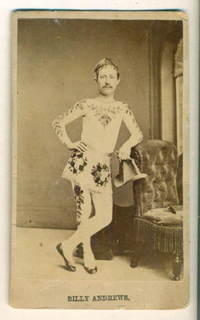1870 Scarce Circus Performer Costume Billy Andrews (1 of 2)