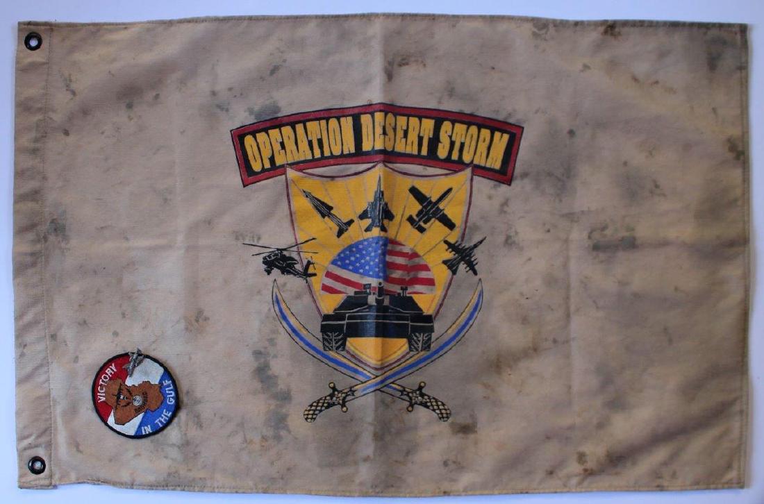 1991 Operation Desert Storm Printed Flag (1 of 4)